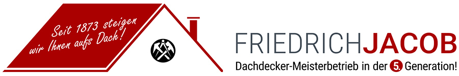 Logo: Friedrich Jacob GmbH, Dachdecker-Meisterbetrieb, Lünen, NRW